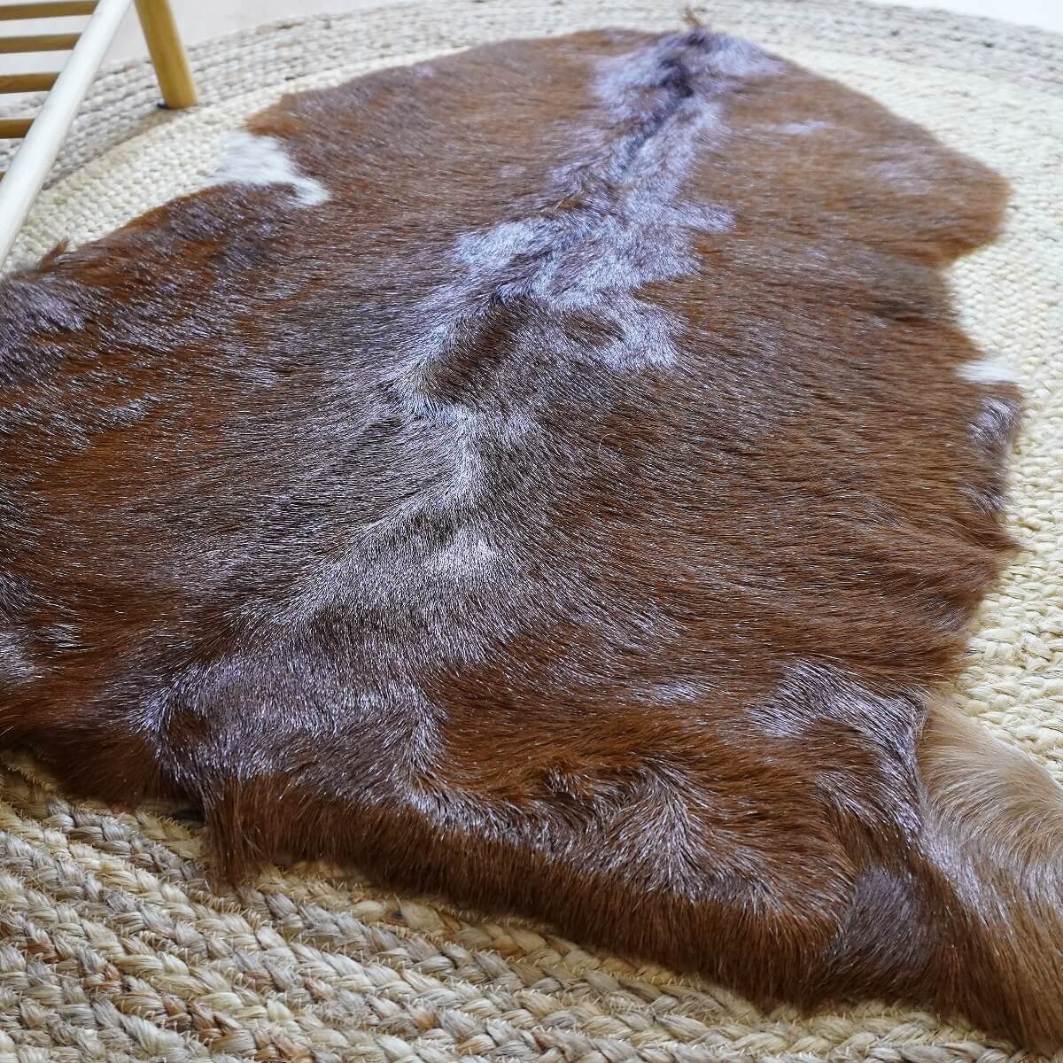 Covor din Piele de Capra, Maro