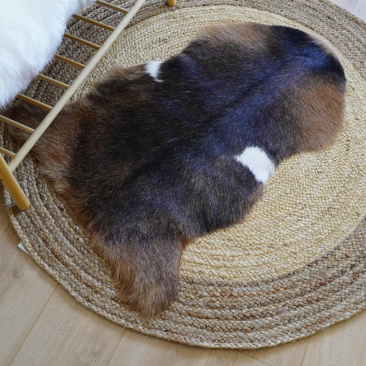 Covor din Piele de Capra, Tricolor