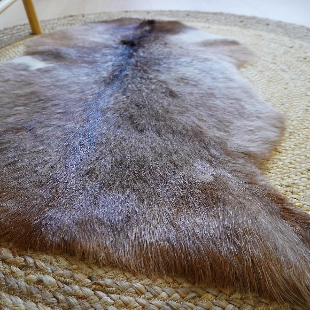 Covor din Piele de Capra, Maro