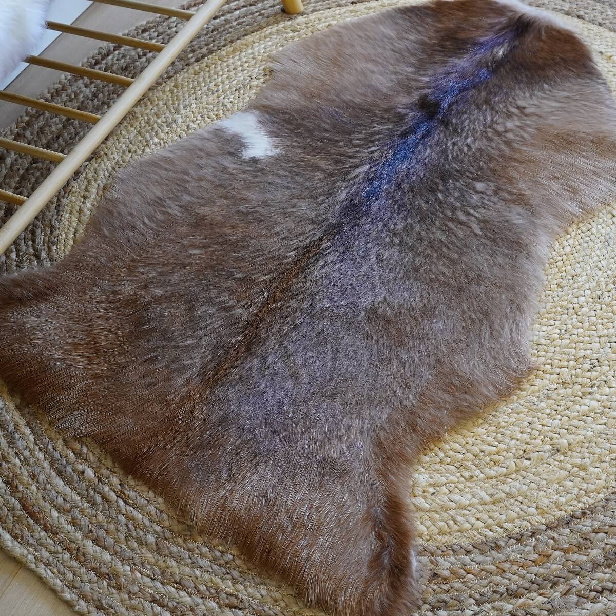 Covor din Piele de Capra, Maro