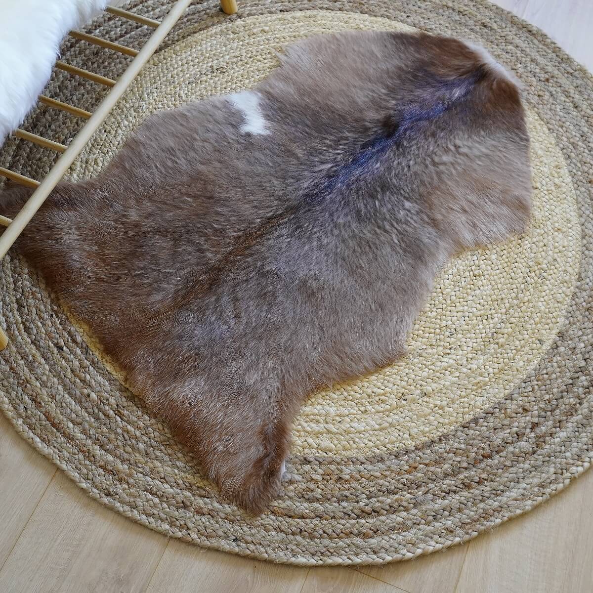 Covor din Piele de Capra, Maro