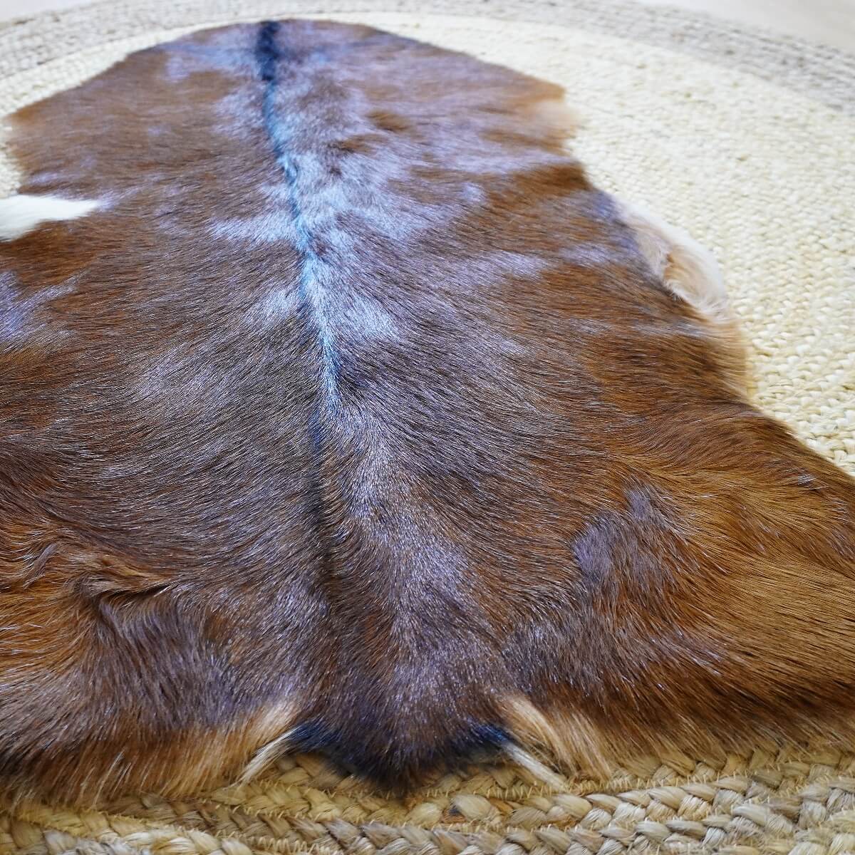 Covor din Piele de Capra, Maro