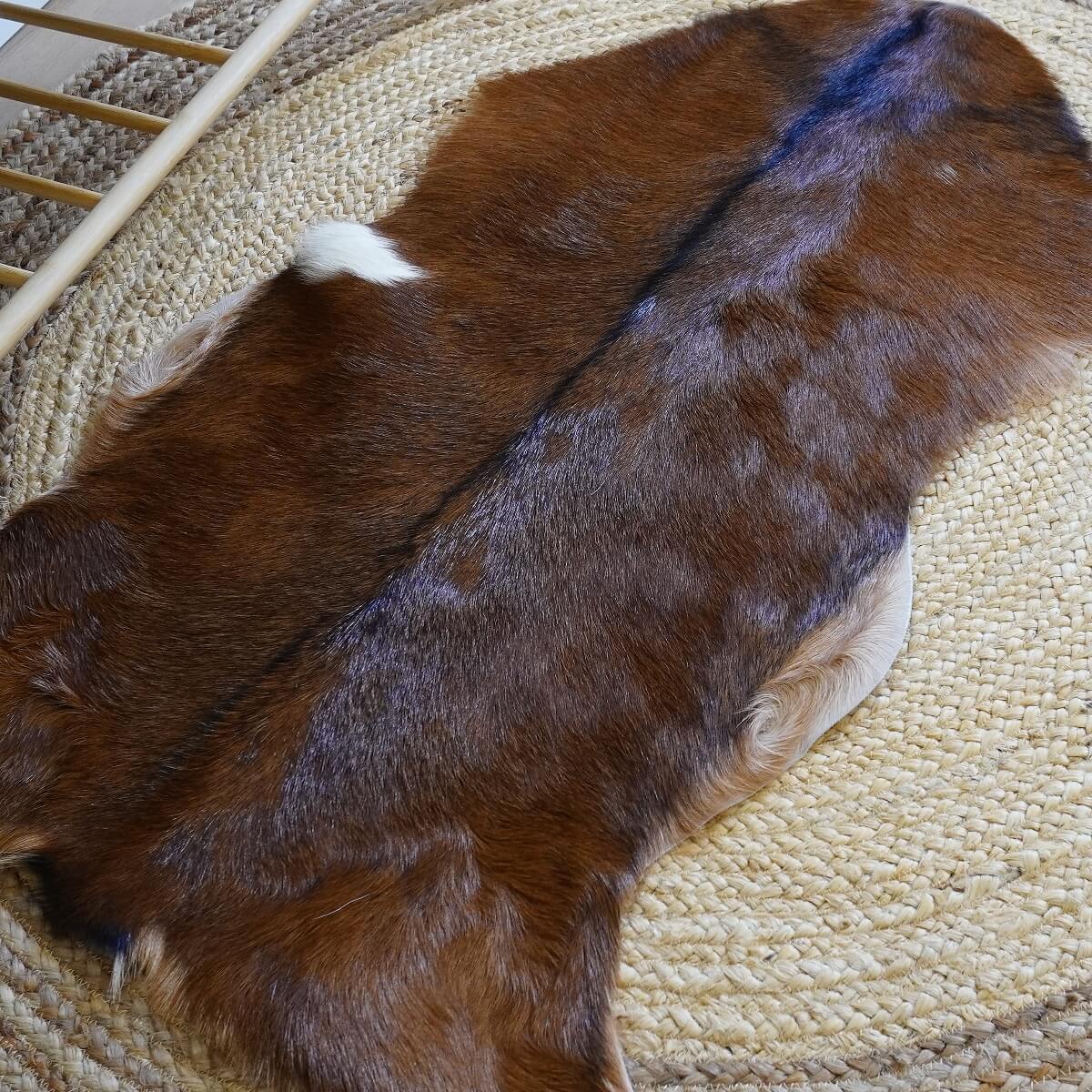 Covor din Piele de Capra, Maro