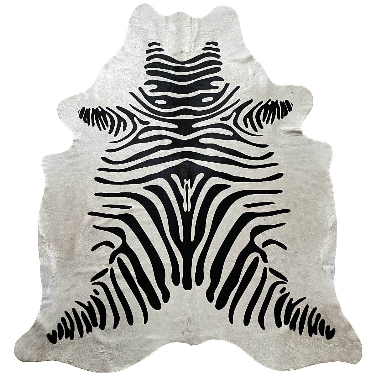 Covor din Piele de Vaca - Imprimeu Zebra (190cm x 160cm)