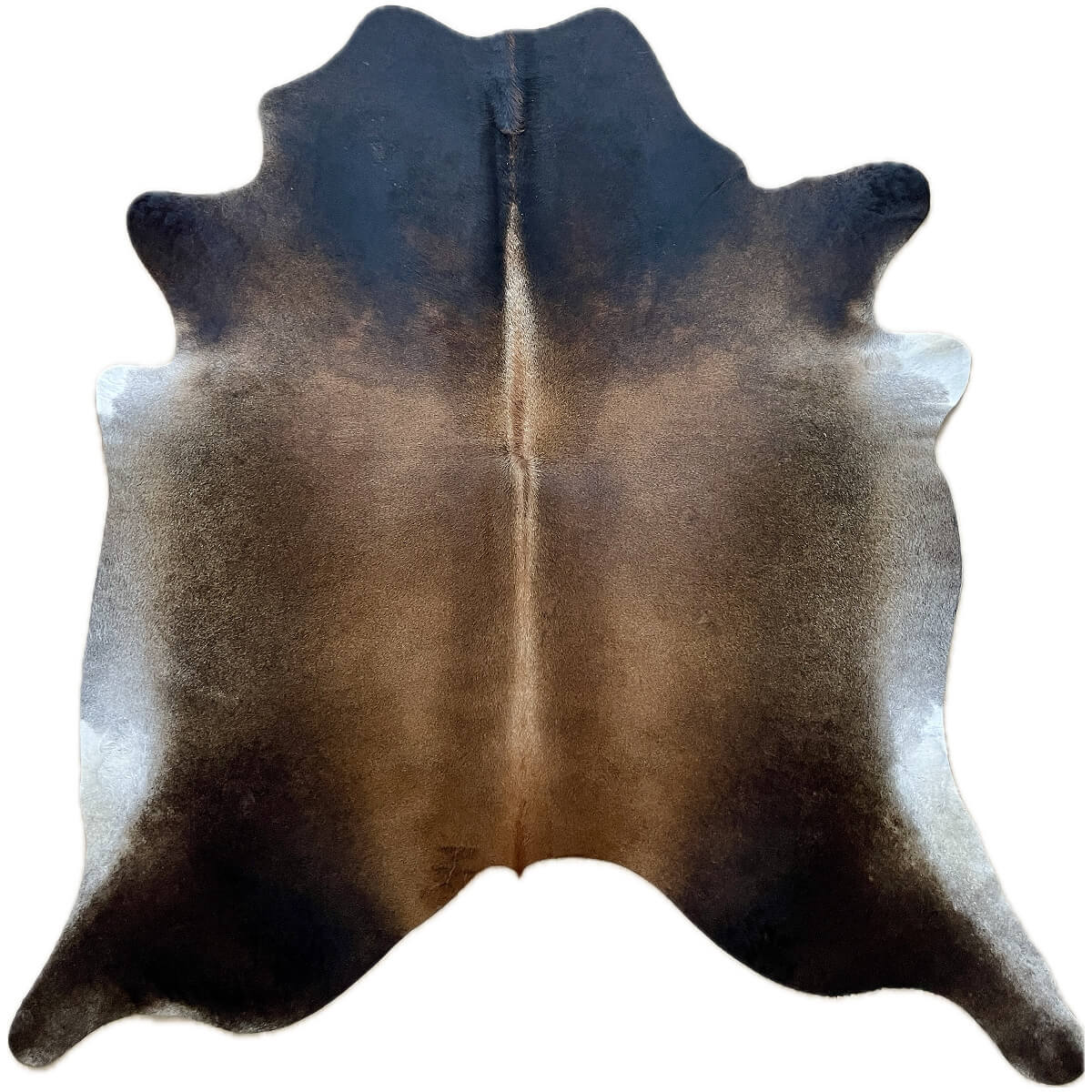 covor din piele naturala de vaca nuante maro asortat, mango+bloom