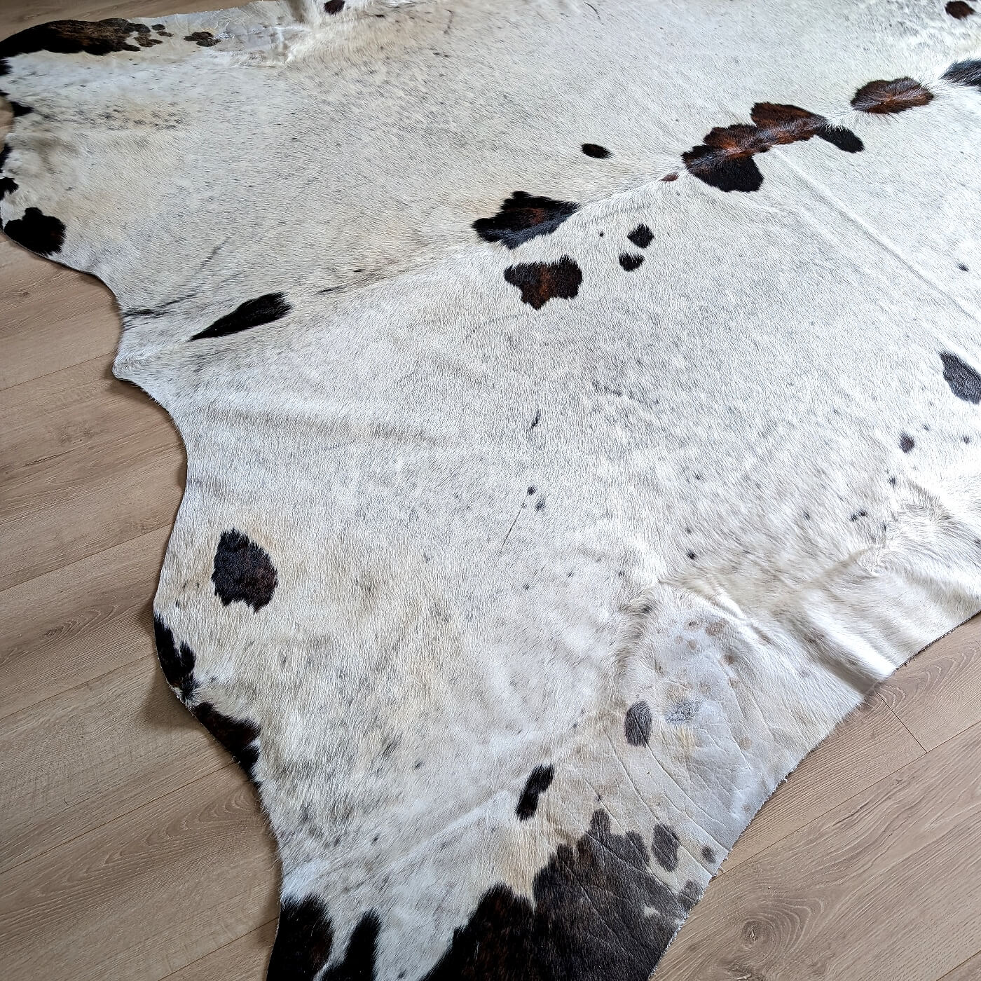 Covor din Piele de Vaca - Tricolor (255cm x 240cm)