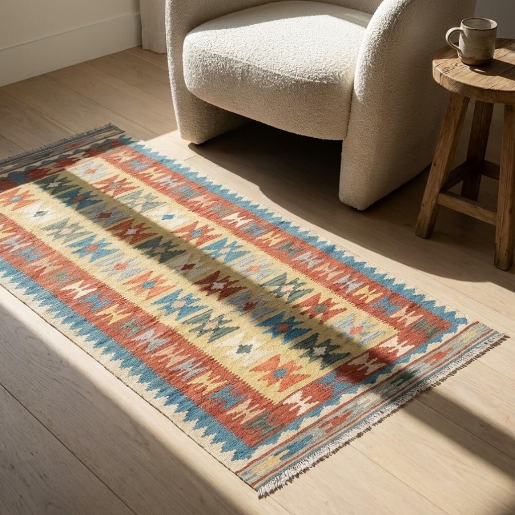 Covor Traversa din Lana - Kilim Gashghai