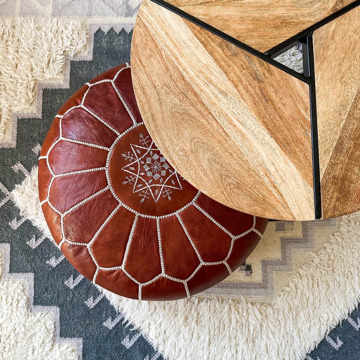 puful marocan, o piesa iconica in designul interior