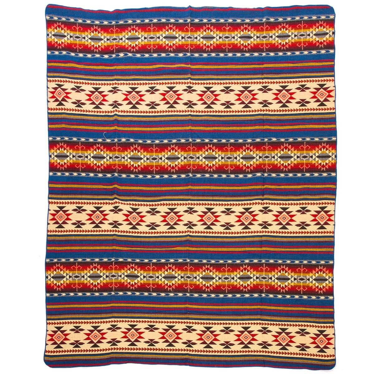 patura mare reversibila din lana de alpaca cotopaxi, doua fete partea colorata