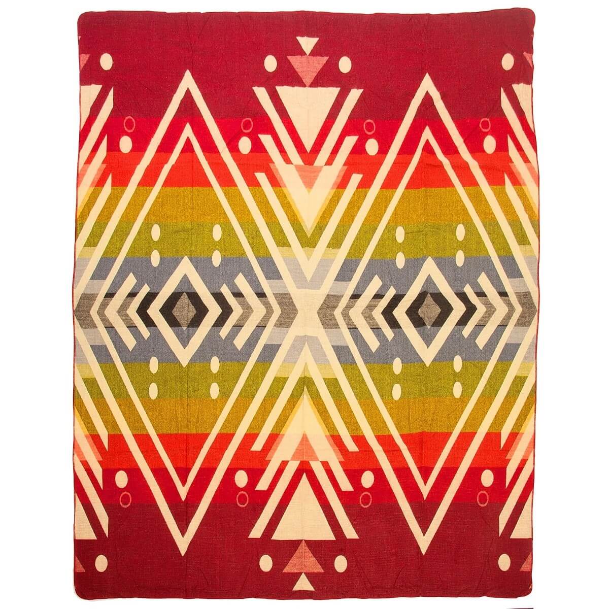 patura mare reversibila din lana de alpaca imbabura doua fete partea cu rosu, mango+bloom