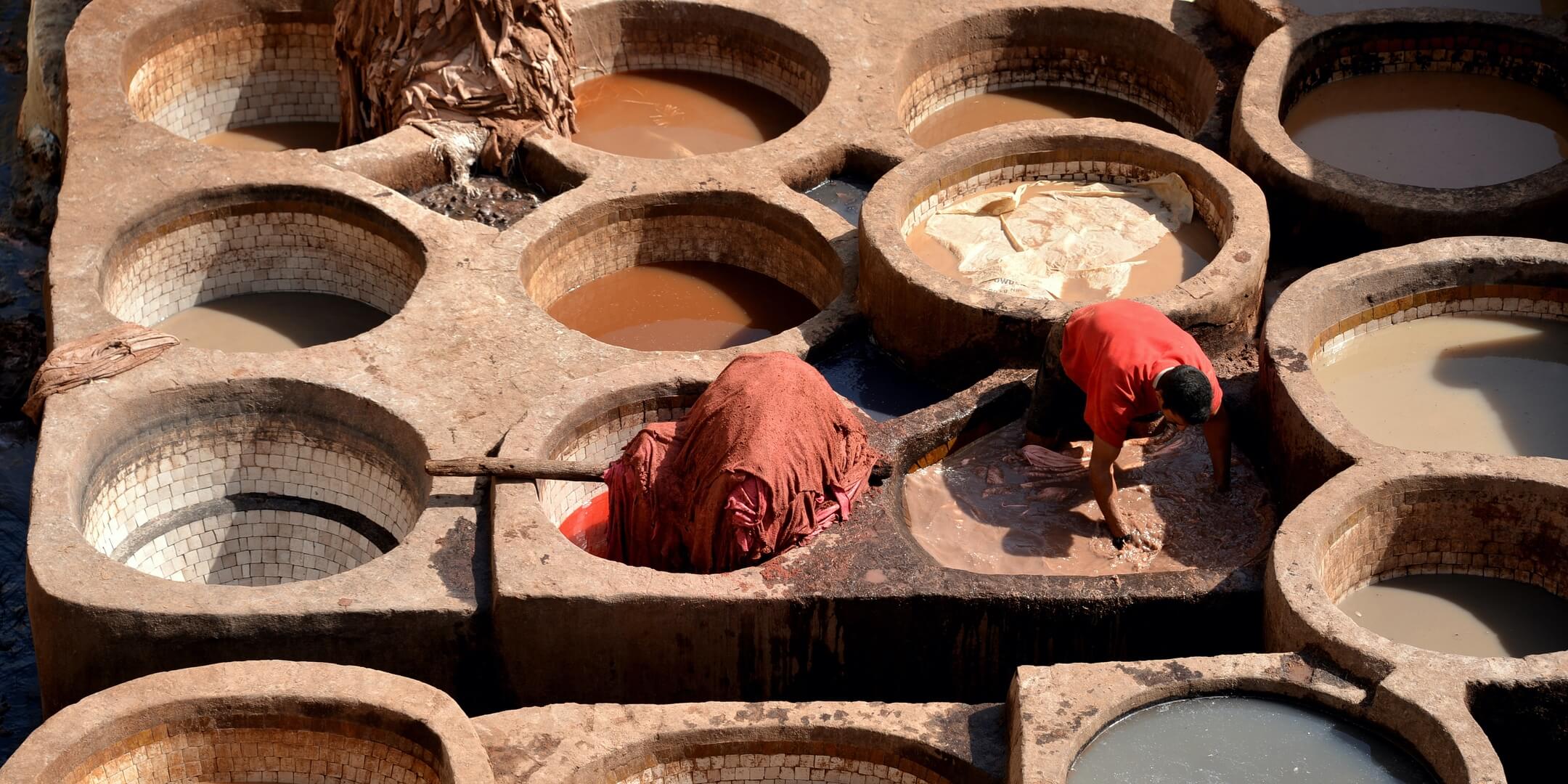 pufuri marocane din piele naturala de capra realizate de artizani din maroc
