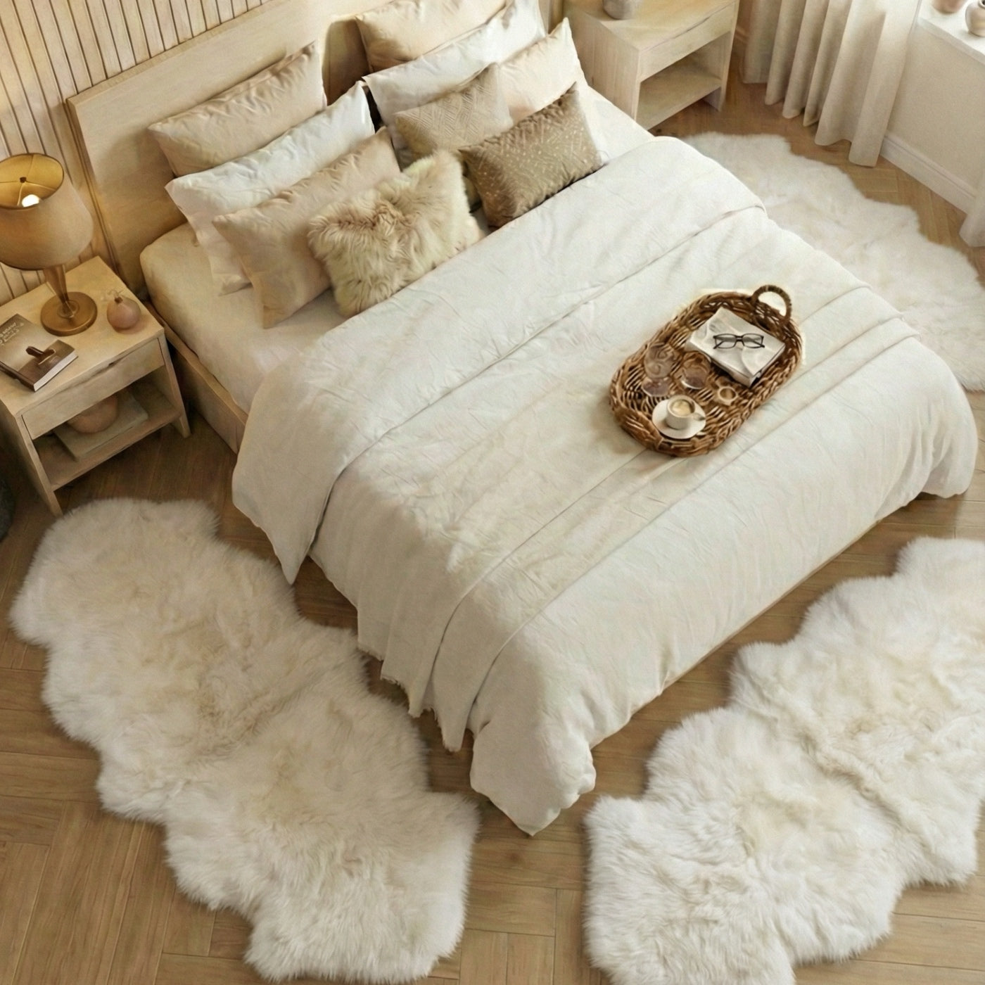 Set de 3 Covoare Duble pentru Dormitor