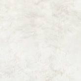 covor din blana de oaie islandeza cu fir scurt, alb, zoom