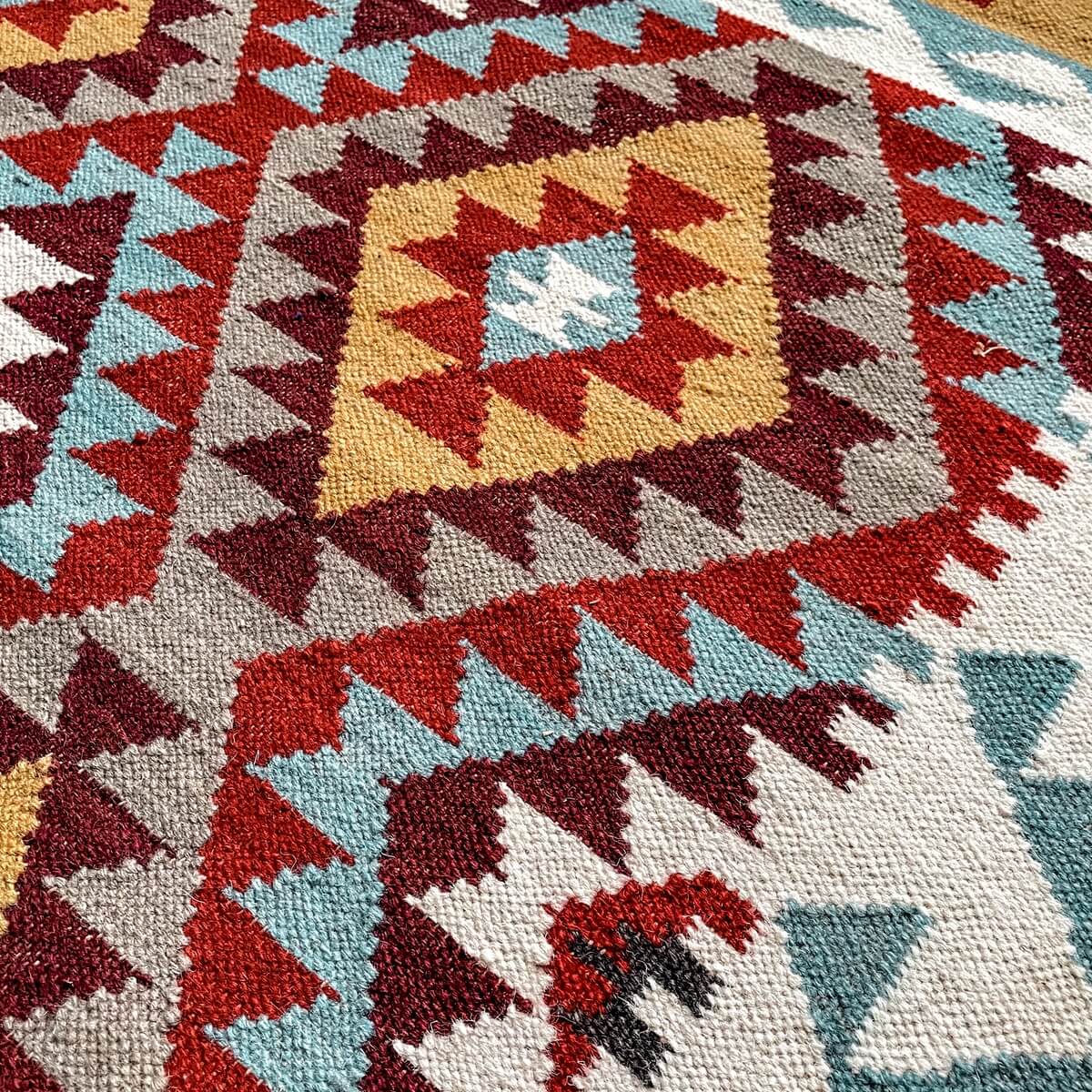 covor traditional kilim din lana khiva, zoom