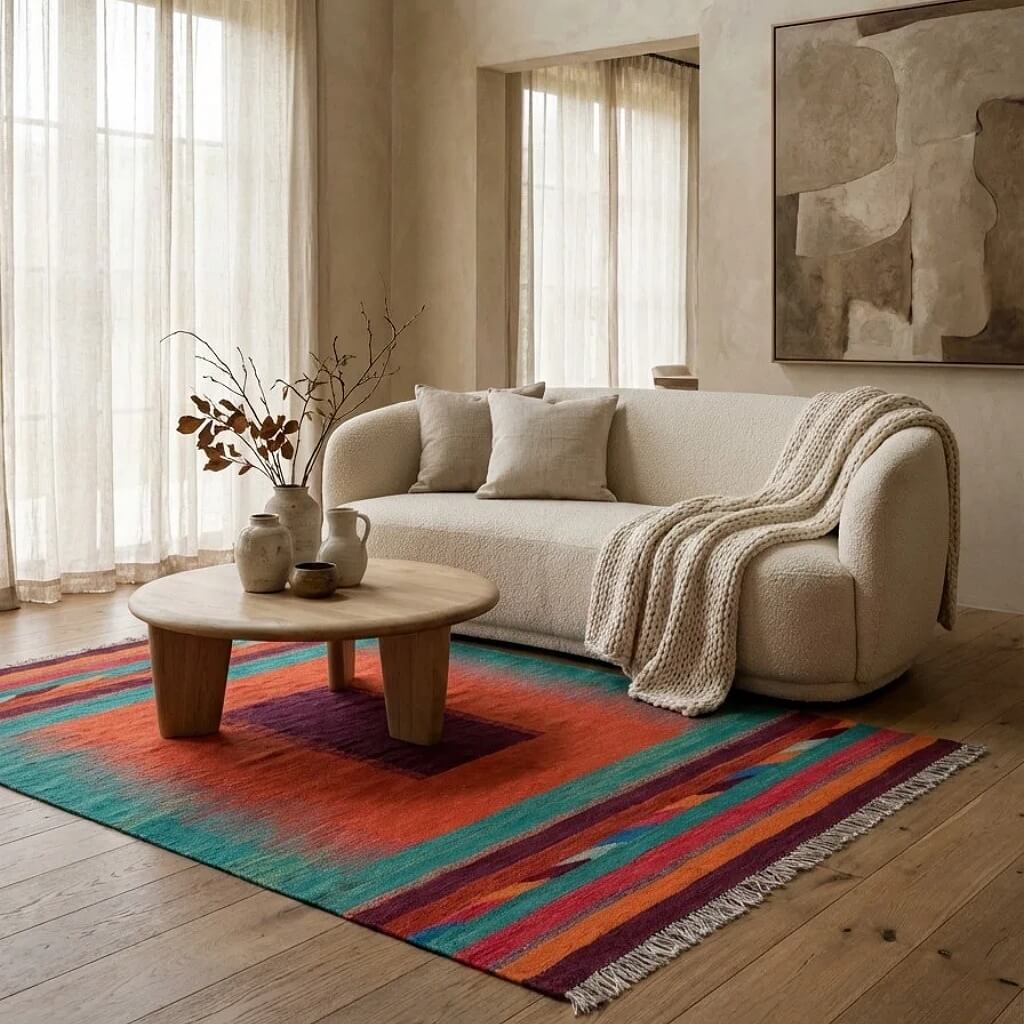 Covor Traditional din Lana - Kilim Gashghai