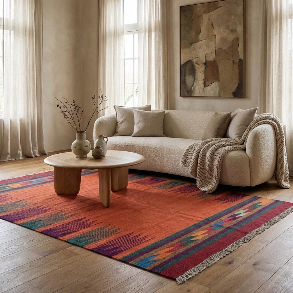Covor Traditional din Lana - Kilim Gashghai