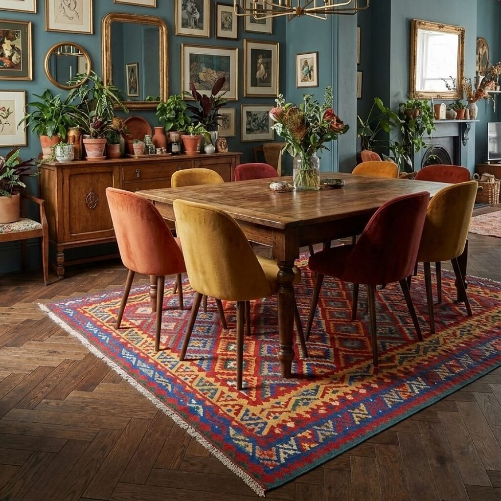 Covor Traditional din Lana - Kilim Gashghai