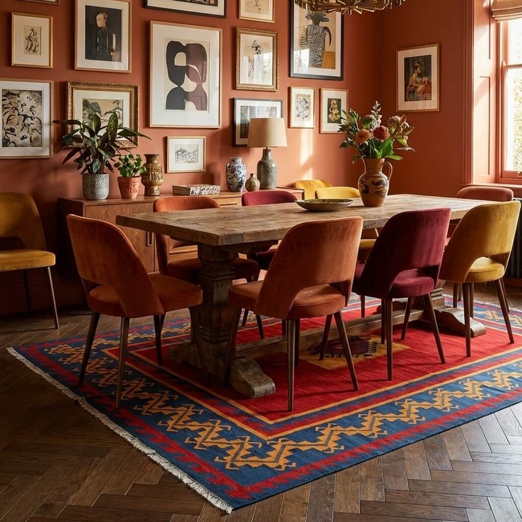 Covor Traditional din Lana - Kilim Gashghai