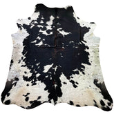 covor din piele de vaca alb-negru pestrit, mango+bloom