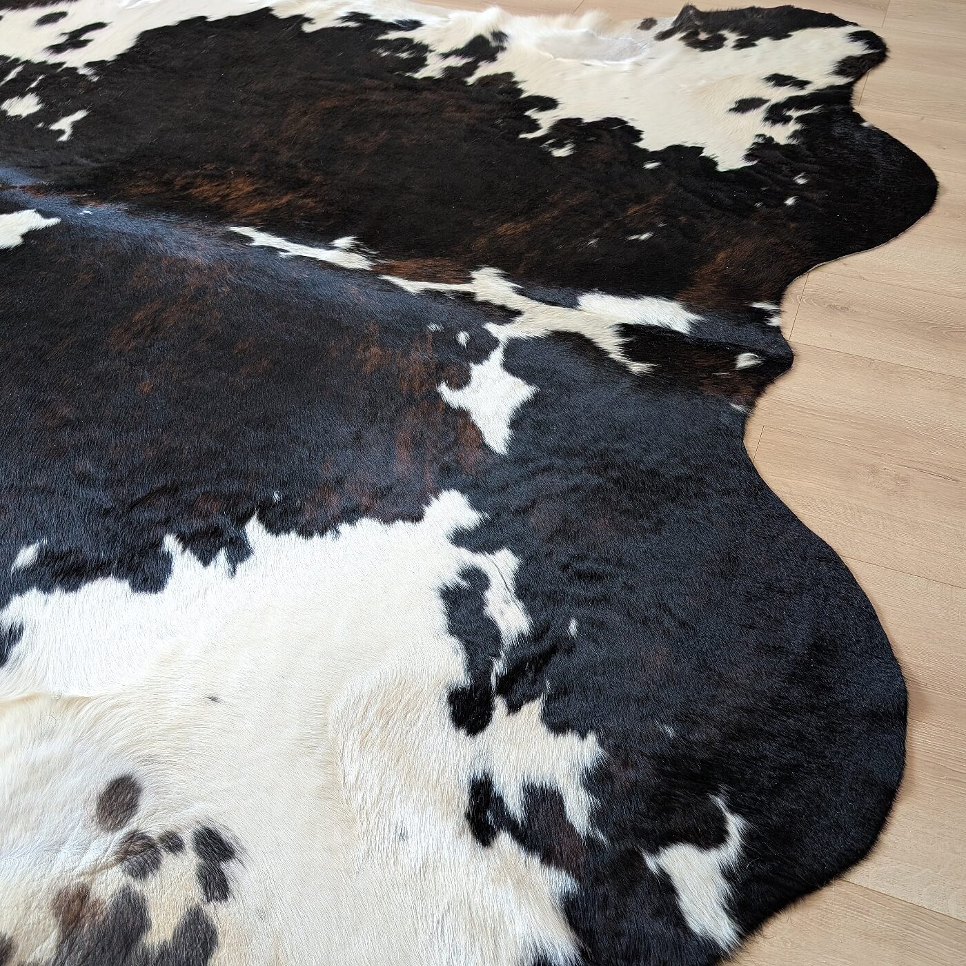 Covor din Piele de Vaca - Tricolor (280cm x 250cm)