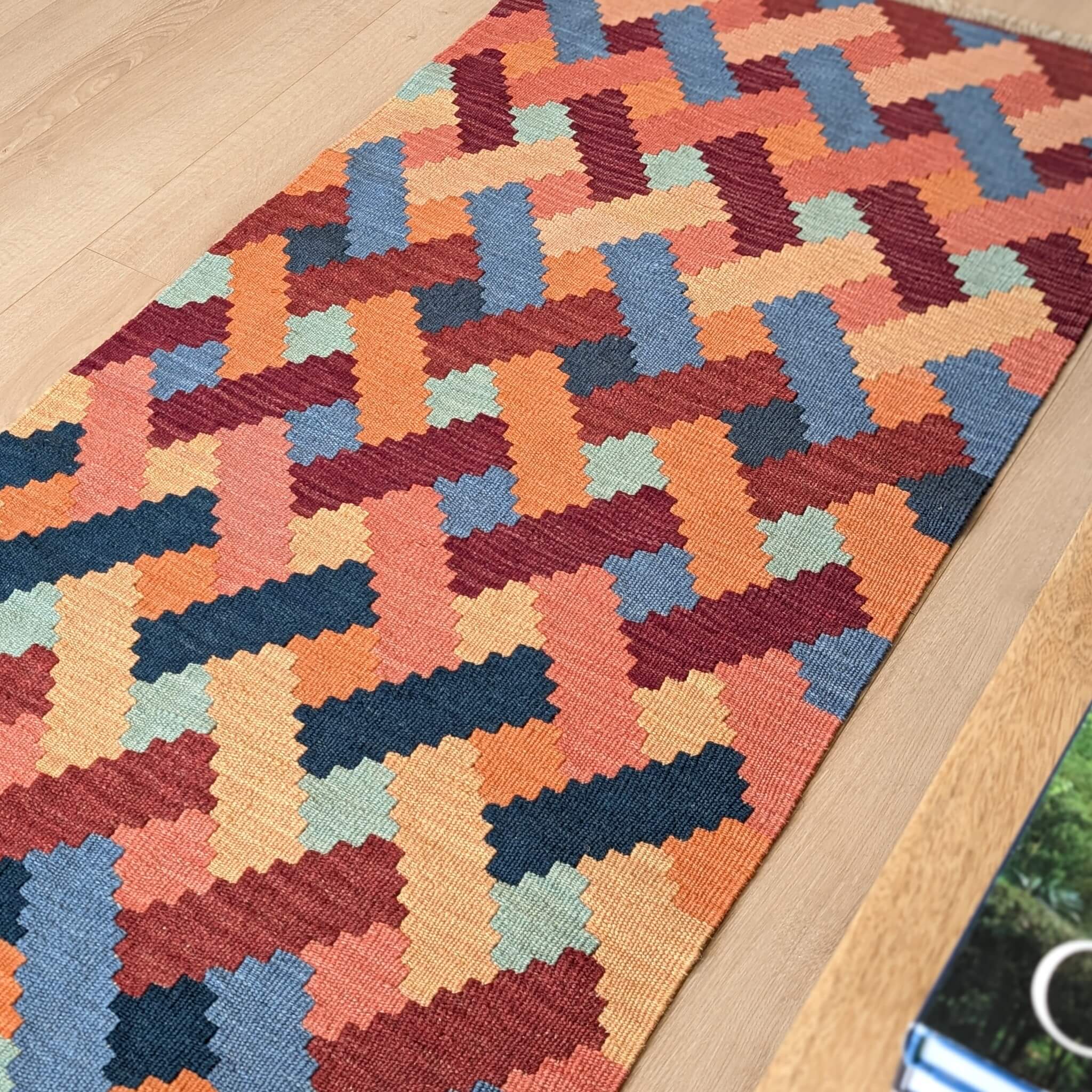 Covor Traversa din Lana - Kilim Gashghai