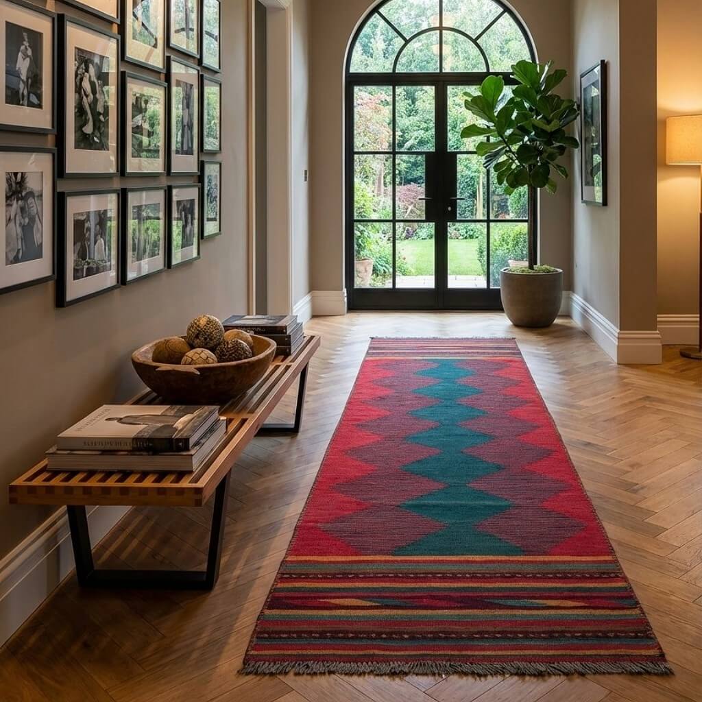 Covor Traversa din Lana - Kilim Gashghai