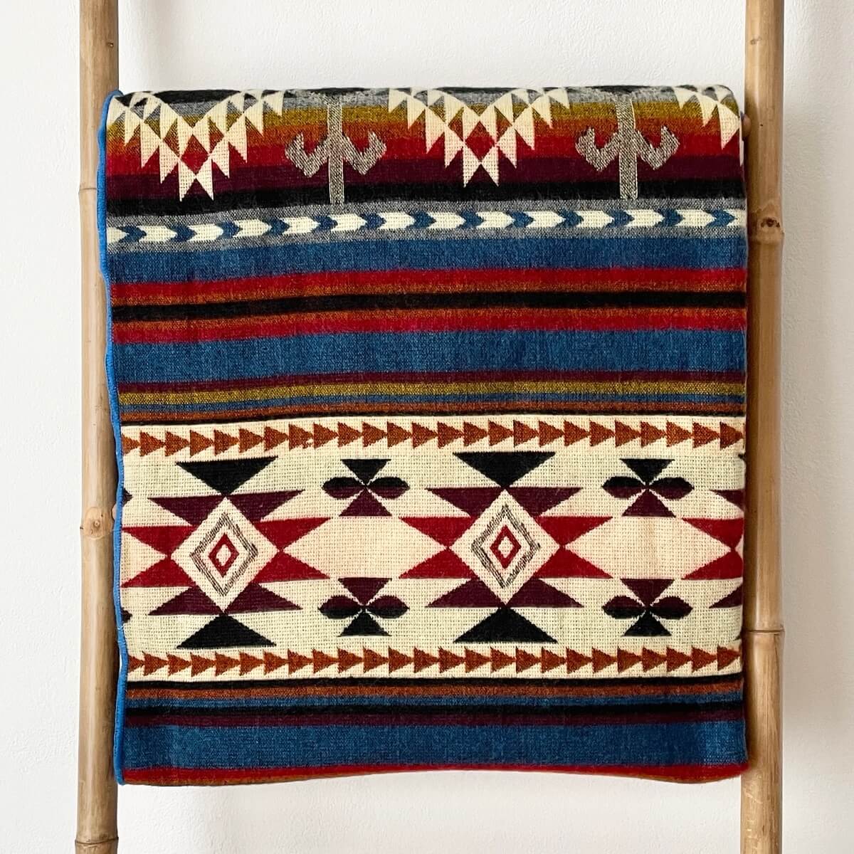 Patura reversibila din lana de alpaca Cotopaxi, Multicolora