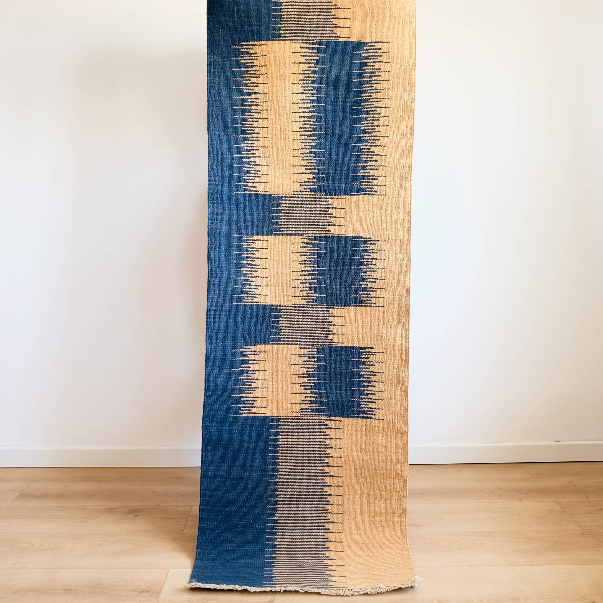 Traversa din Lana Tesuta Plat - Kilim Gashghai - nuante neutre