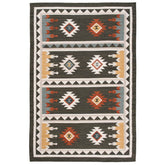 covor kilim sakala negru tesut manual din lana 