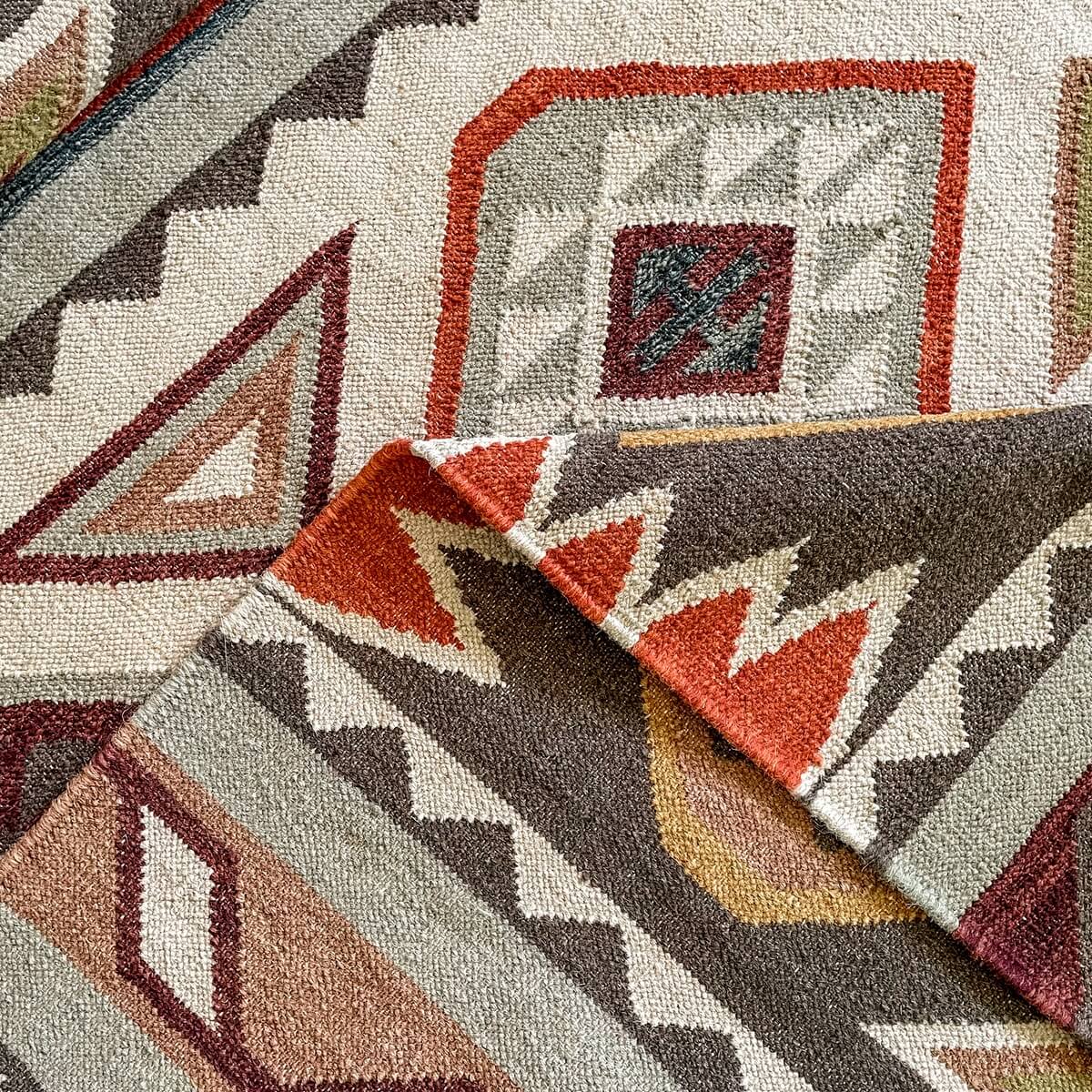 covor traditional kilim afshar din lana si bumbac, extra large