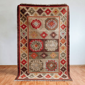 covor traditional kilim kohra din lana si bumbac, mango+bloom